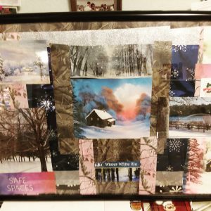 collage of winter scenes