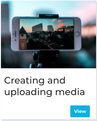 Creating and uploading media
