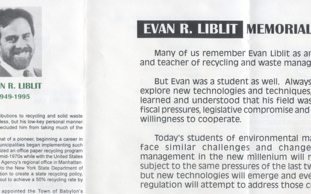 2020 Evan R. Liblit Memorial Scholarship Winners Announced
