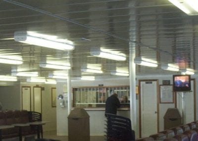 Ticket counter in the passenger deck of the PT Barnum.