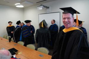 Dr. Brian Colle and other SoMAS faculty.