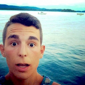 Chad Marvin, in Lake George, New York (Summer 2014).