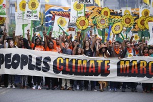 People's Climate March, NYC, September 21, 2014.
