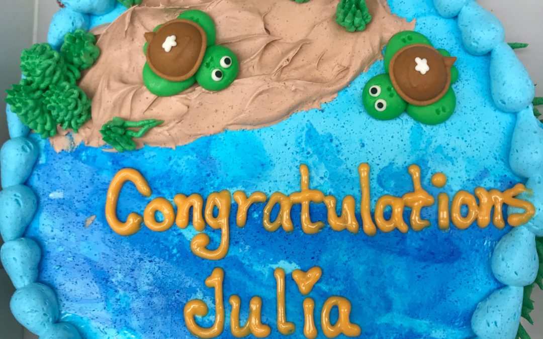 Congrats to newly-minted MS, Julia Donaton!