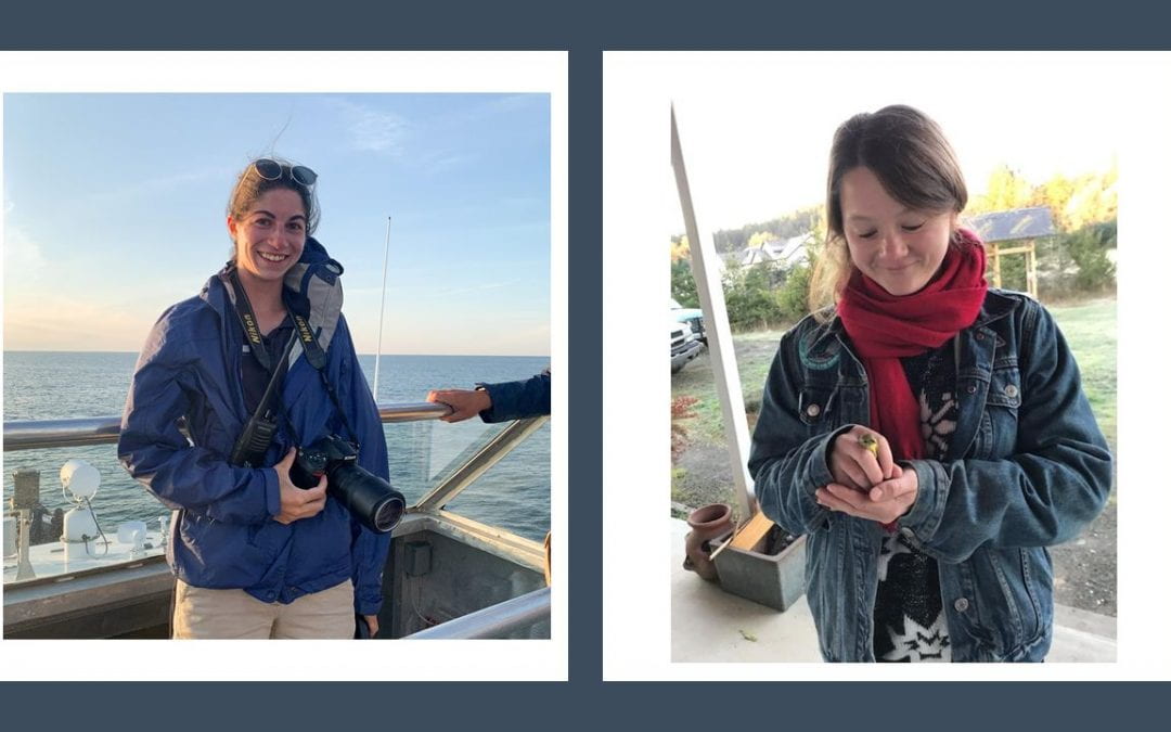 Welcome new lab members Chesli and Madeleine!